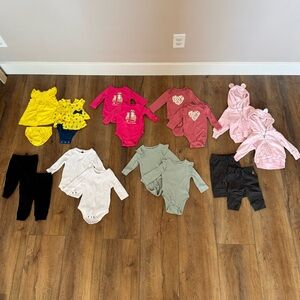 Twin Girl 0-3 Month Bundle